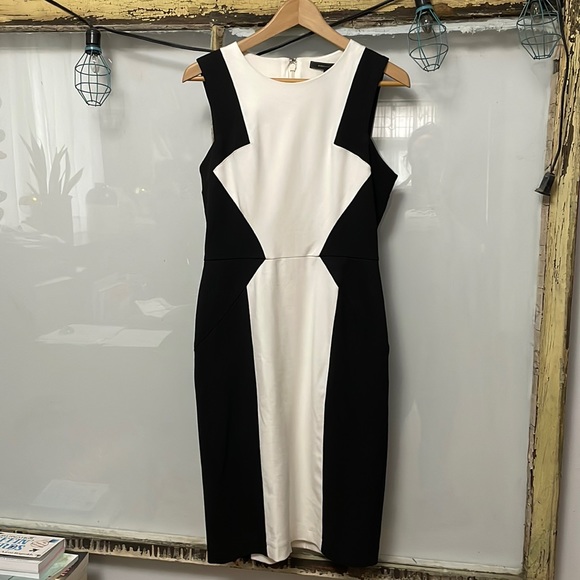 Colour block bodycon dress - Picture 1 of 4